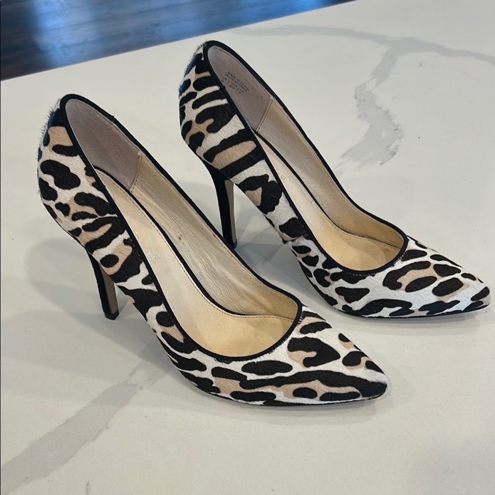 Chic Aldo Animal Print Piny Hair Stilettos